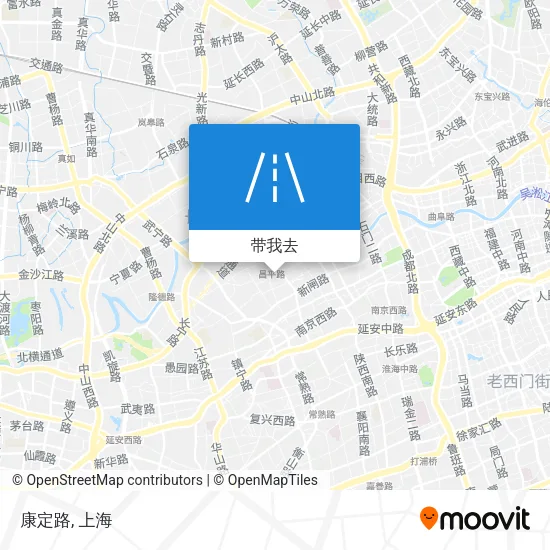 康定路地图