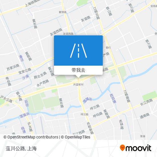 蕰川公路地图