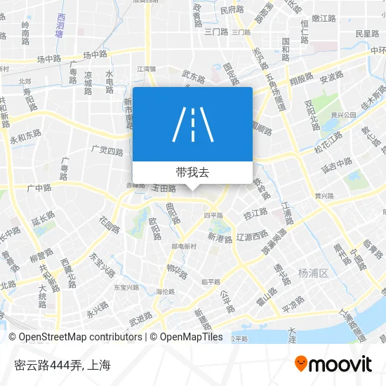 密云路444弄地图