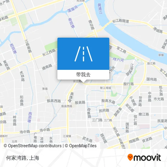 何家湾路地图