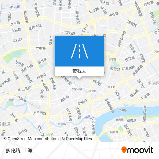 多伦路地图