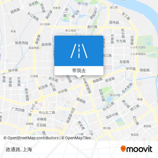 政通路地图