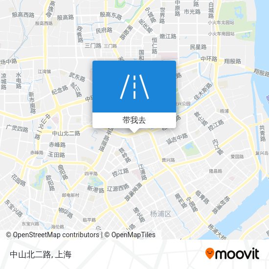 中山北二路地图