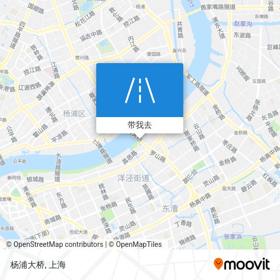 杨浦大桥地图