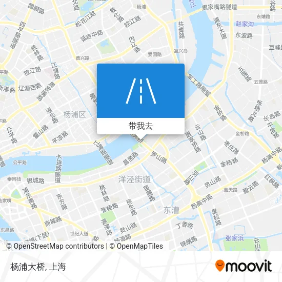 杨浦大桥地图
