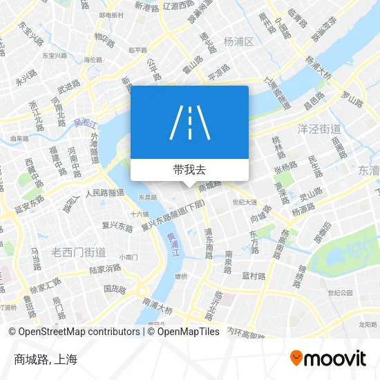 商城路地图