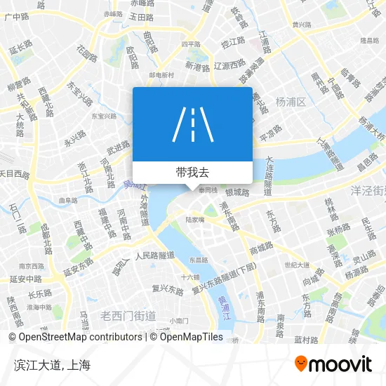 滨江大道地图