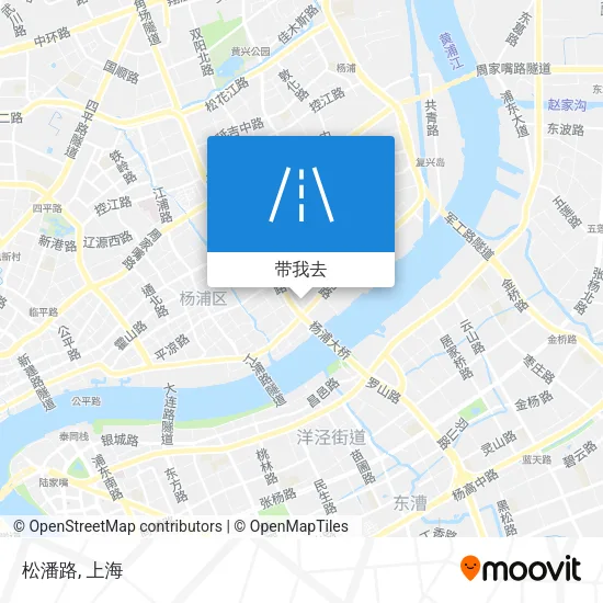 松潘路地图