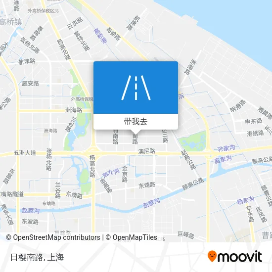 日樱南路地图