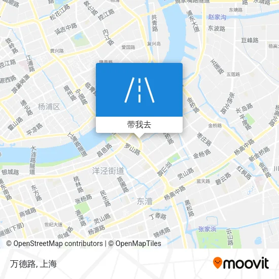 万德路地图