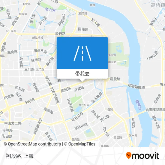 翔殷路地图
