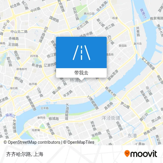 齐齐哈尔路地图