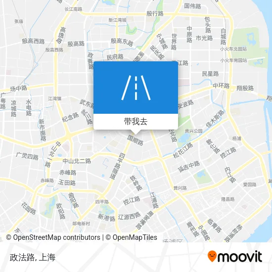 政法路地图