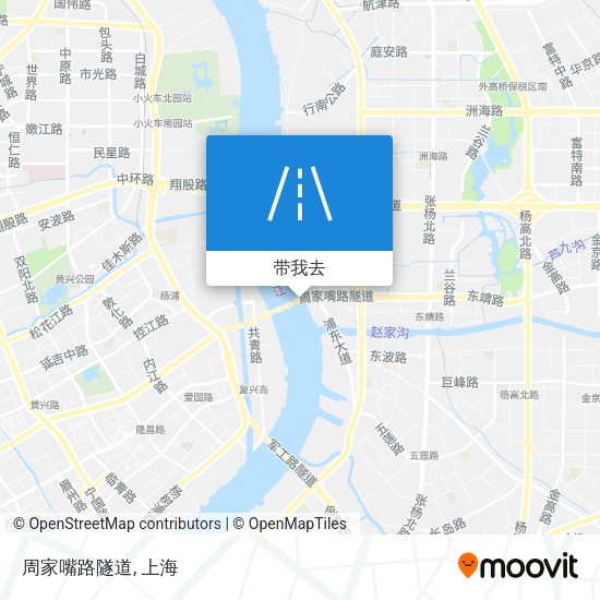 周家嘴路隧道地图