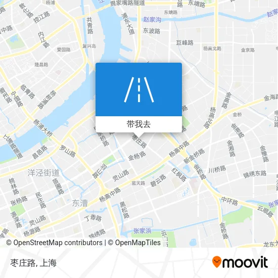 枣庄路地图