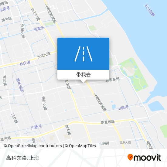 高科东路地图