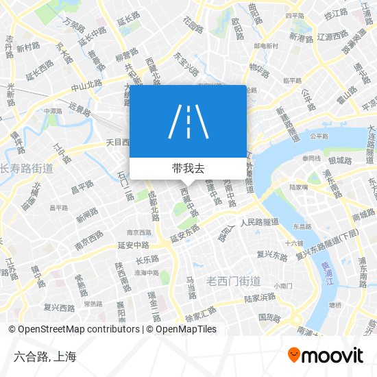 六合路地图