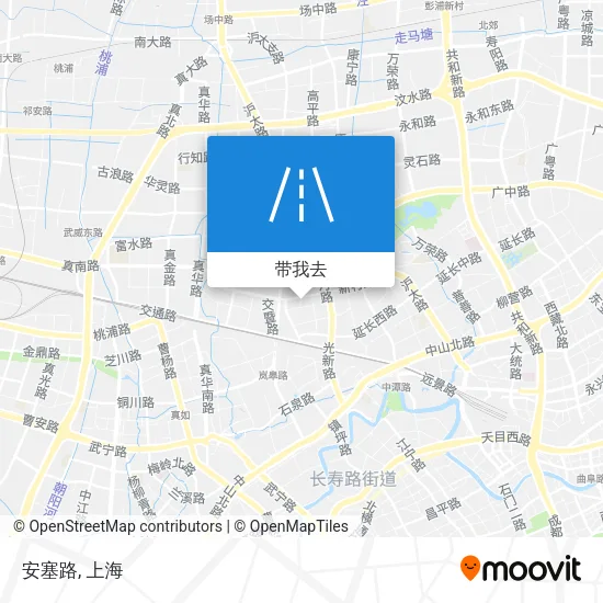 安塞路地图