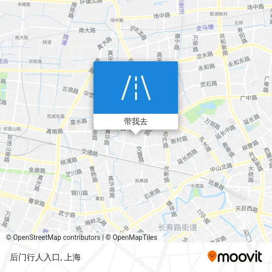 后门行人入口地图