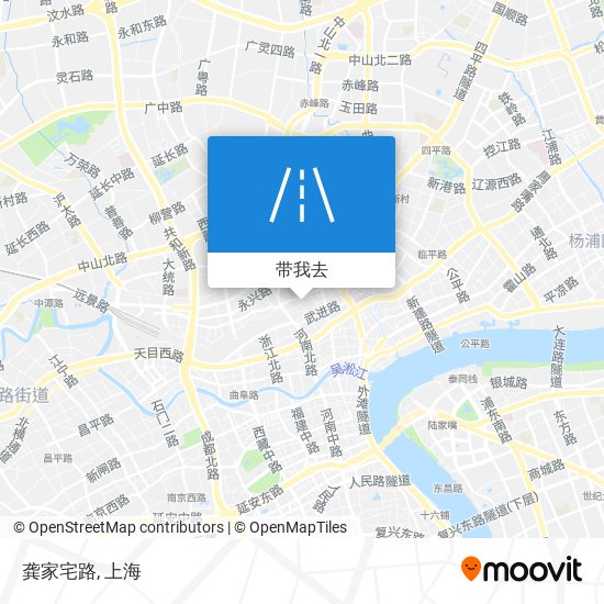 龚家宅路地图