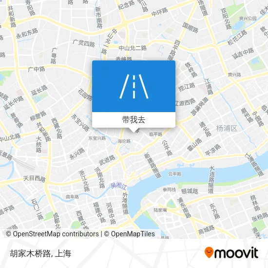 胡家木桥路地图
