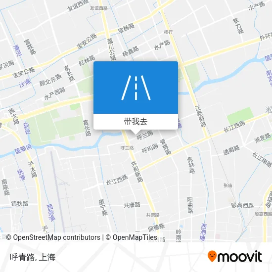 呼青路地图