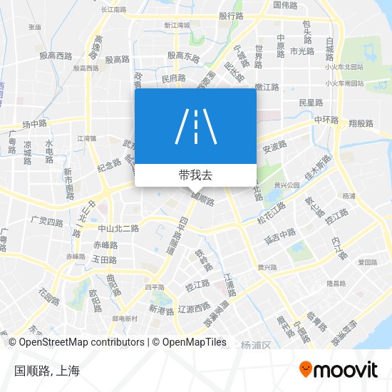 国顺路地图