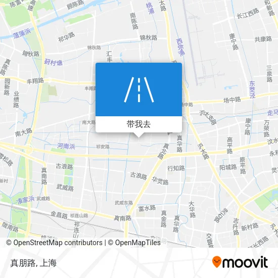 真朋路地图