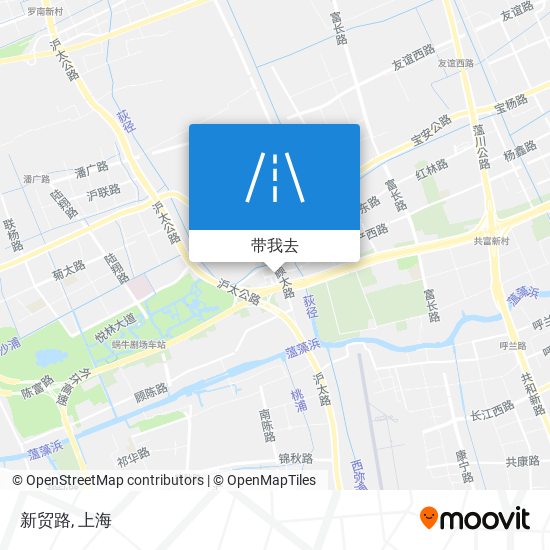 新贸路地图