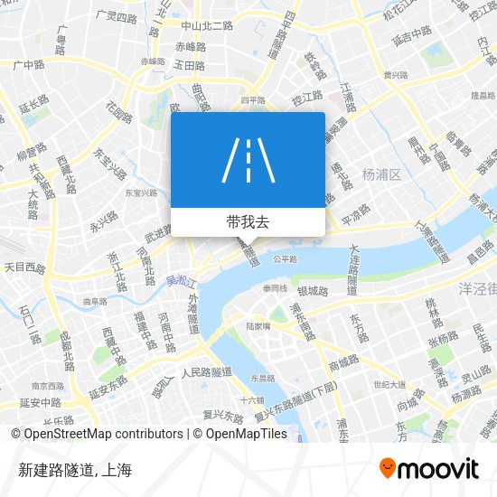 新建路隧道地图