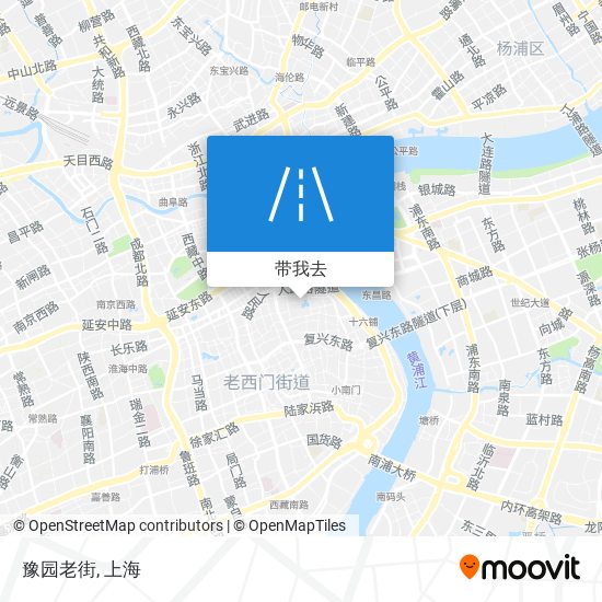 豫园老街地图