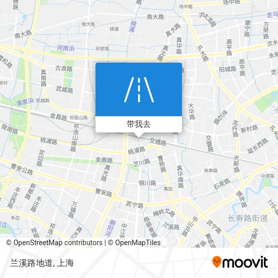 兰溪路地道地图