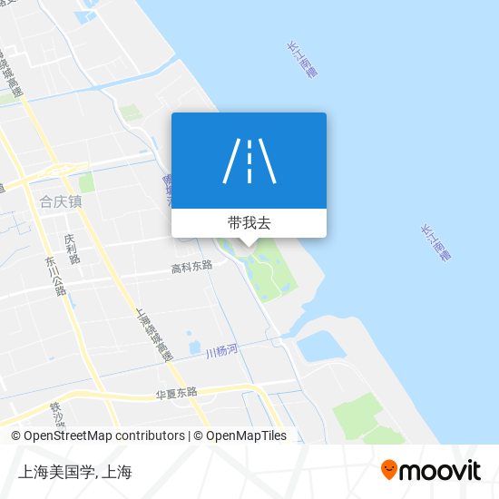上海美国学地图