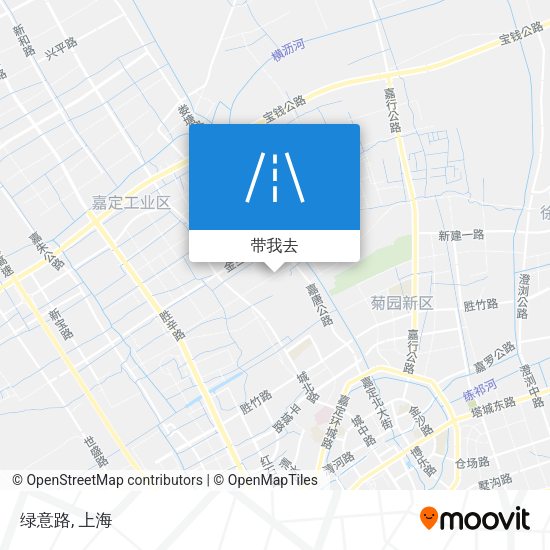 绿意路地图