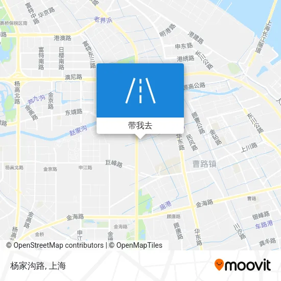 杨家沟路地图