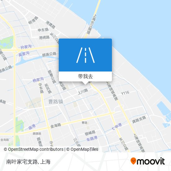 南叶家宅支路地图