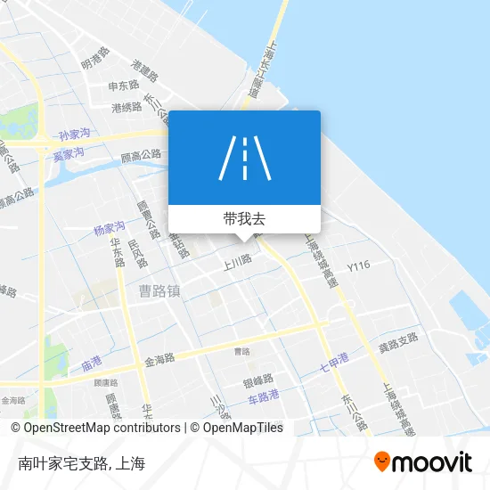 南叶家宅支路地图