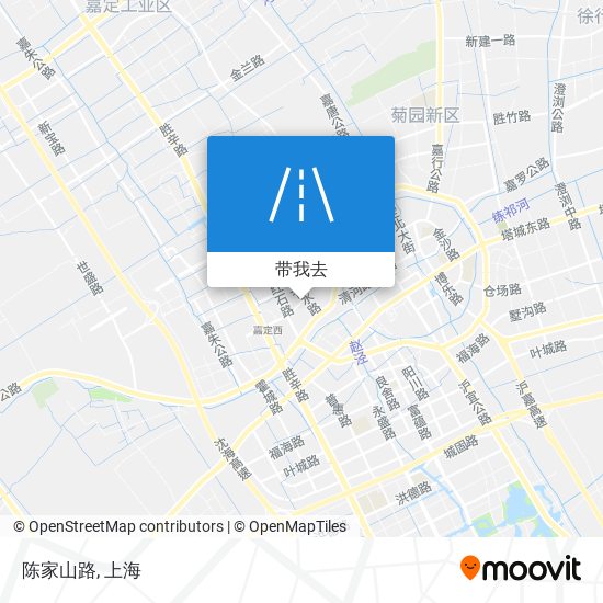 陈家山路地图