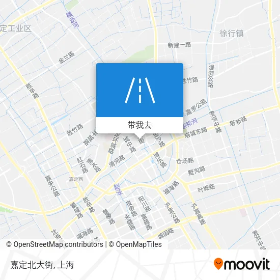 嘉定北大街地图