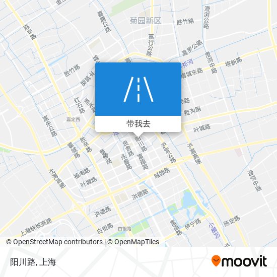 阳川路地图