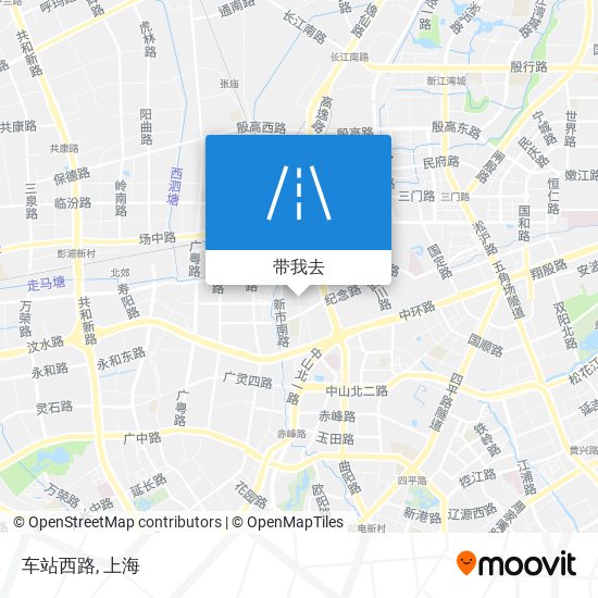 车站西路地图