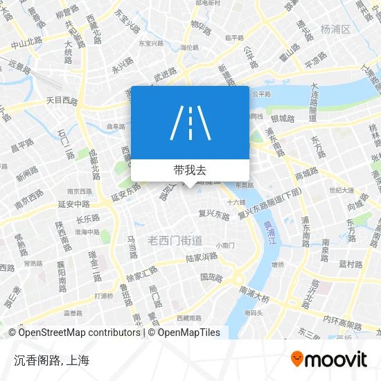 沉香阁路地图