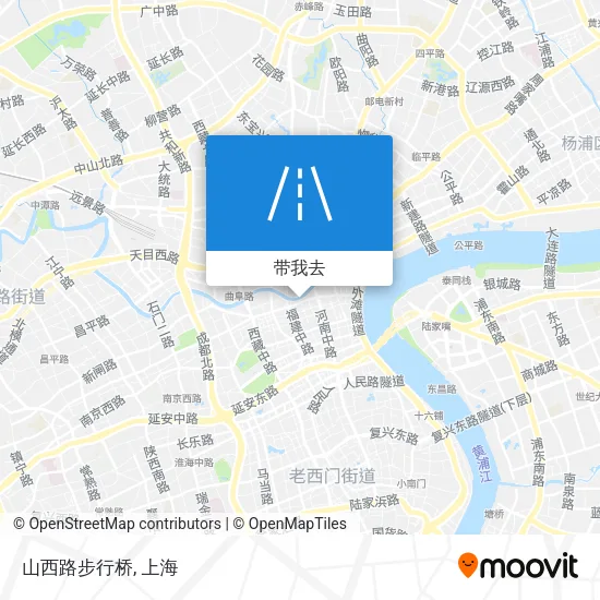 山西路步行桥地图