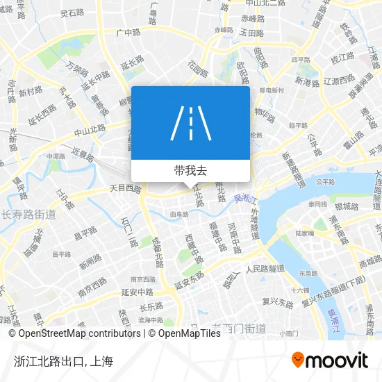 浙江北路出口地图