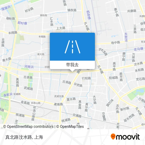 真北路汶水路地图