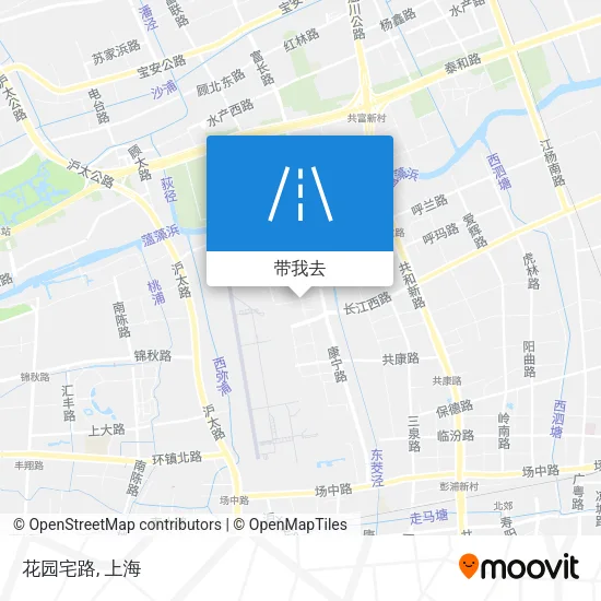 花园宅路地图