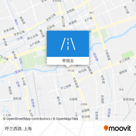 呼兰西路地图