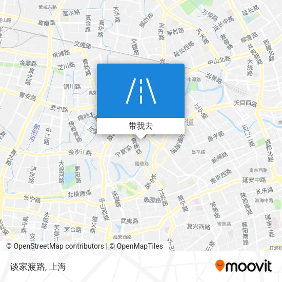 谈家渡路地图