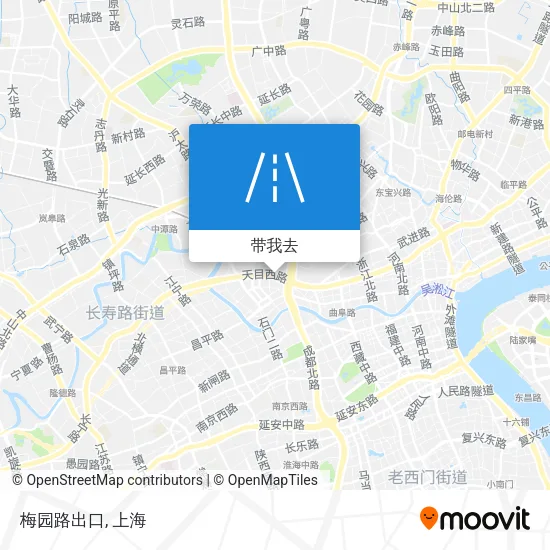 梅园路出口地图
