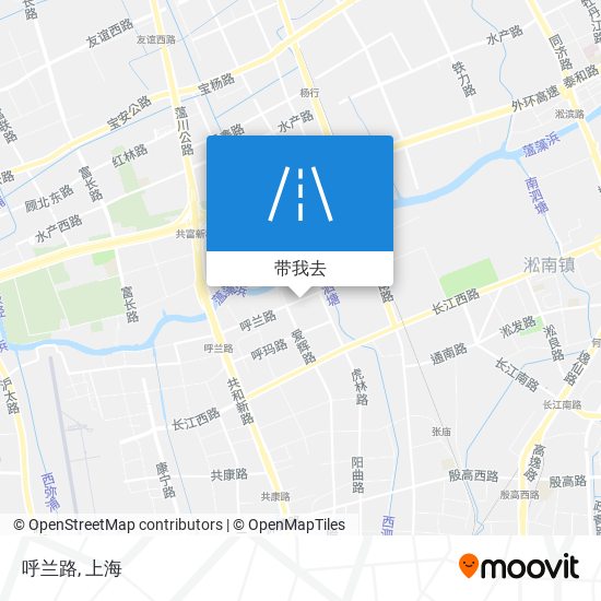 呼兰路地图